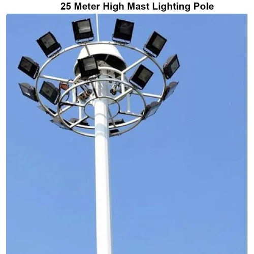 25 Meter High Mast Lighting Pole