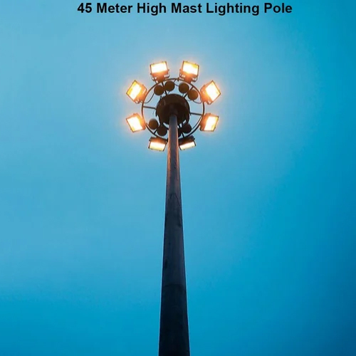 45 Meter High Mast Lighting Pole