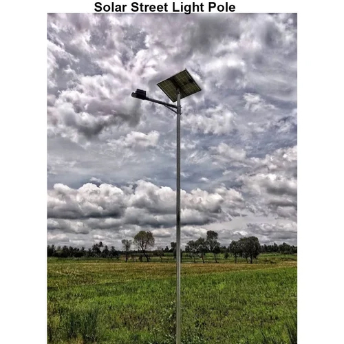 Iron Solar Street Light Pole