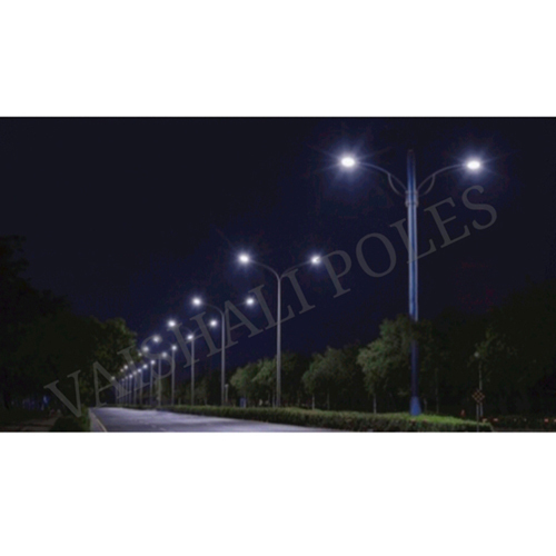 Dual Arm Street Light Pole