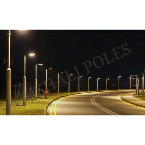 Single Arm Street Light Pole