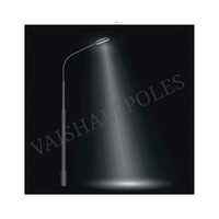 Single Arm Steel Tubular Pole - Color: Cool White