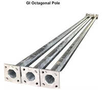Gi Single-arm Octagonal Pole - Color: Cool White