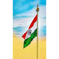 Mild Steel Flag High Mast Pole - Color: Cool White
