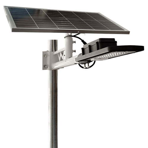 GI Solar Street Light Pole