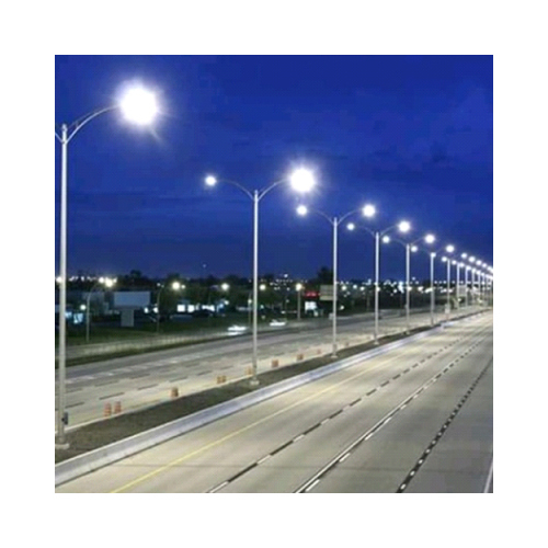 Designer Swaged Outdoor Lighting Pole