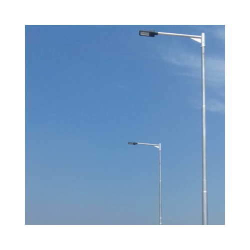 Single Arm Swaged Outdoor Lighting Pole