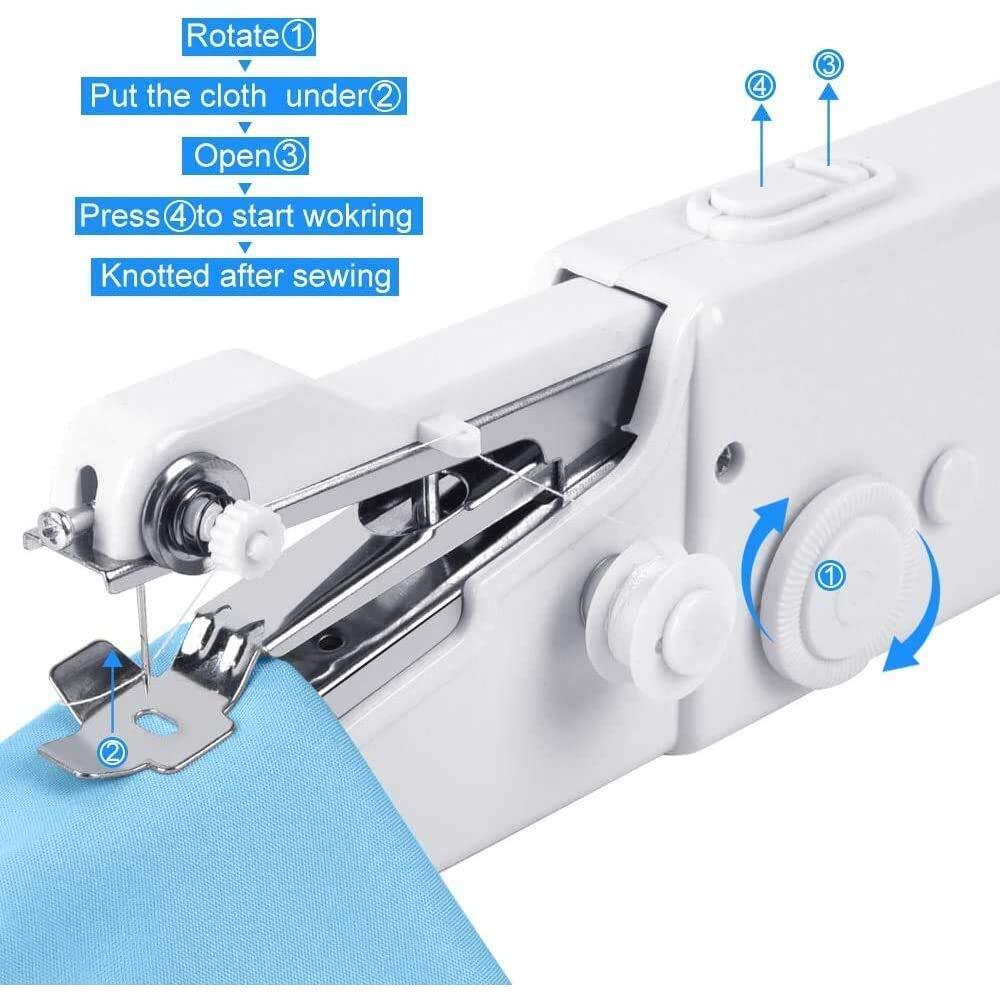 Electric Handheld Sewing Machine Mini Handy Stitch Portable