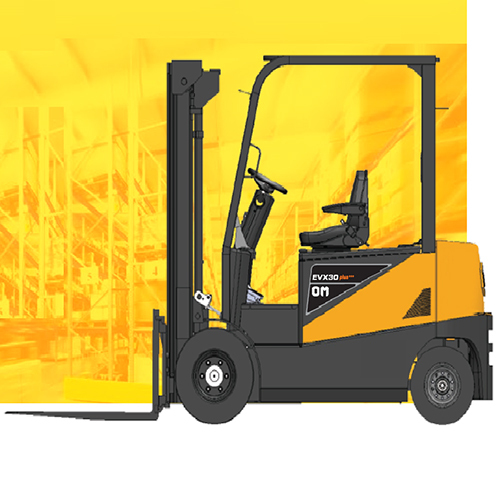 ओएम 3 टन क्षमता बैटरी चालित फोर्कलिफ्ट प्लस सीरीज