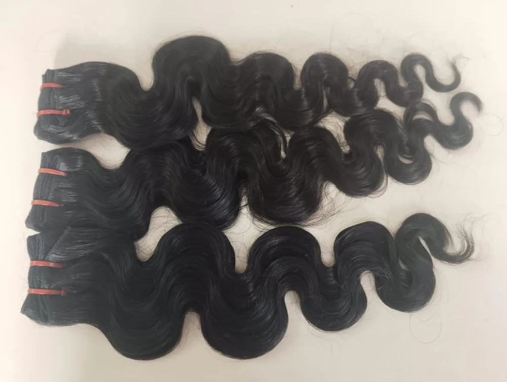 south Indian temple Remy  weft hair  bundle  100% Raw hair Extension