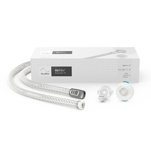 Air Mini F20 Mask Setup Pack With Humidx F20 - Color: White