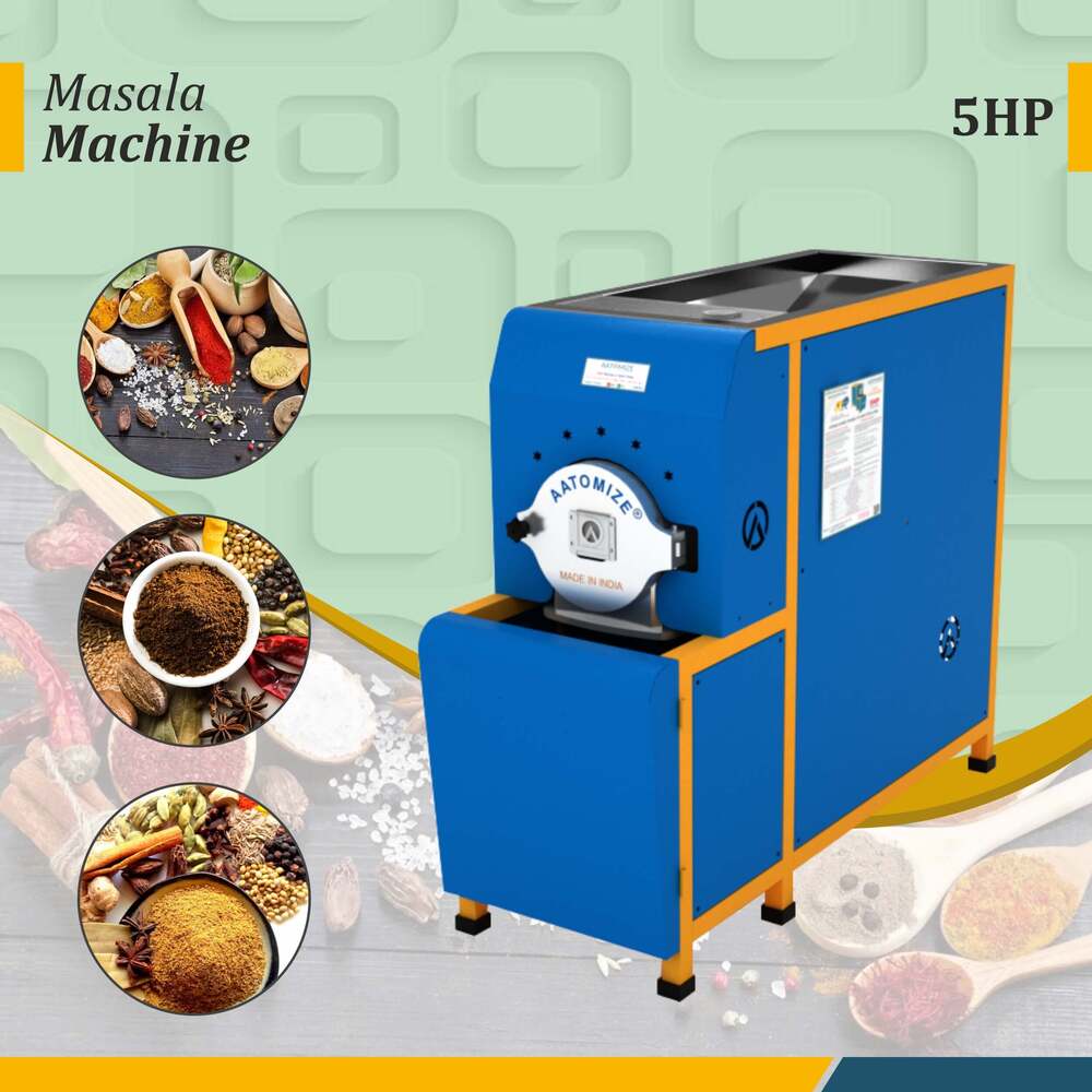 Industrial Spice Grinding Machine - Color: Blue