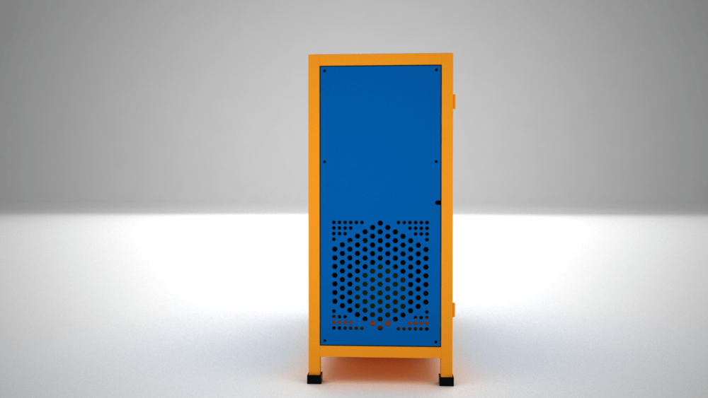 Industrial Spice Grinding Machine - Color: Blue
