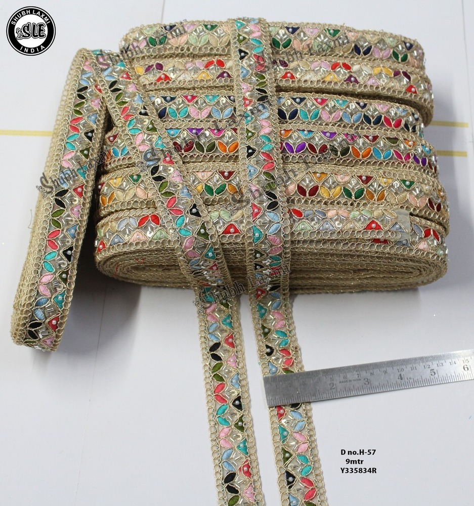 MULTICOLOR EMBROIDERY LACE