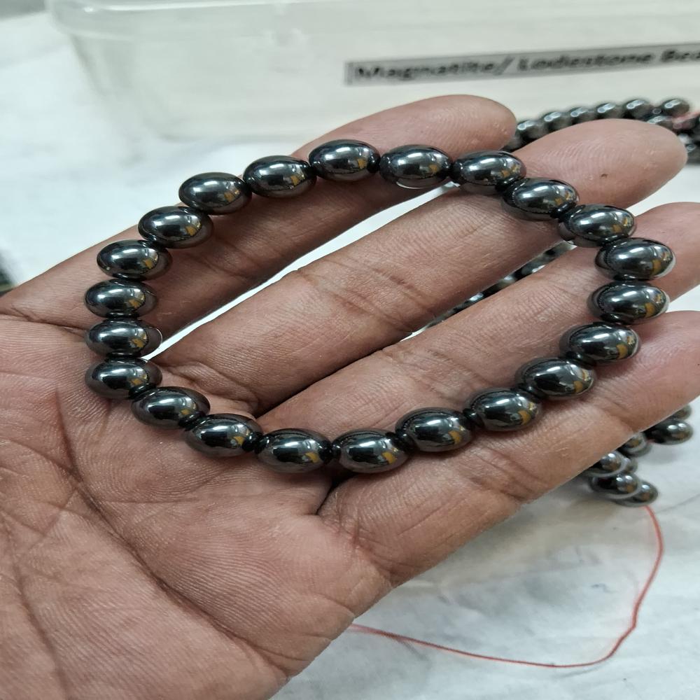 Magnatite Lodestone Crystal Beads
