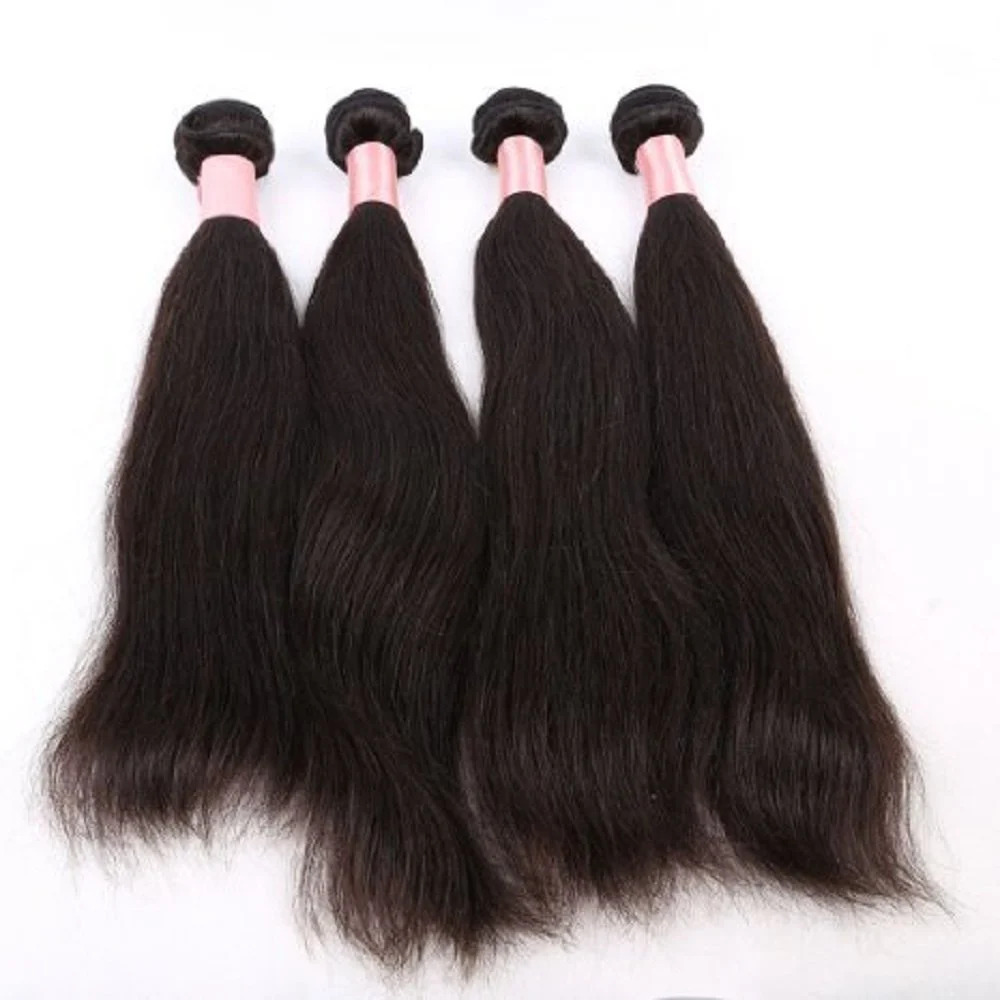 Temple Bulk Human Hair Extension , 24 inch
