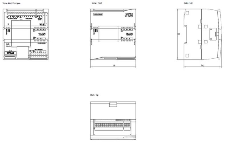 SIEMENS PLC 6ES7212-1HE40-0XB0
