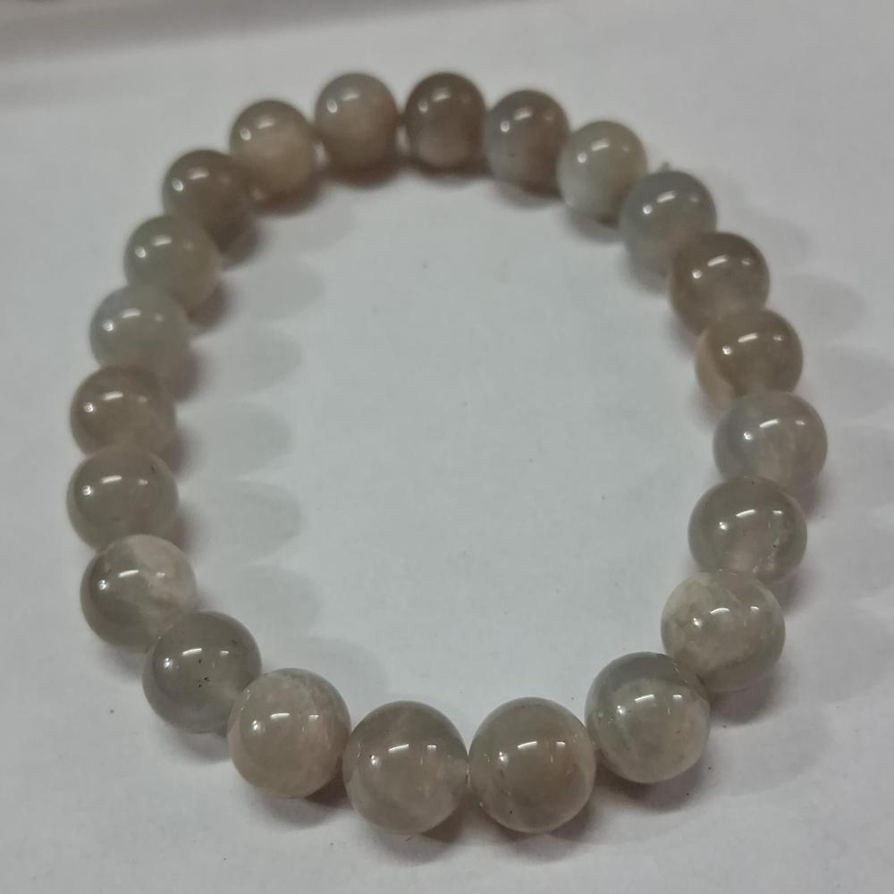 Grey Moonstone natural Crystal Beads
