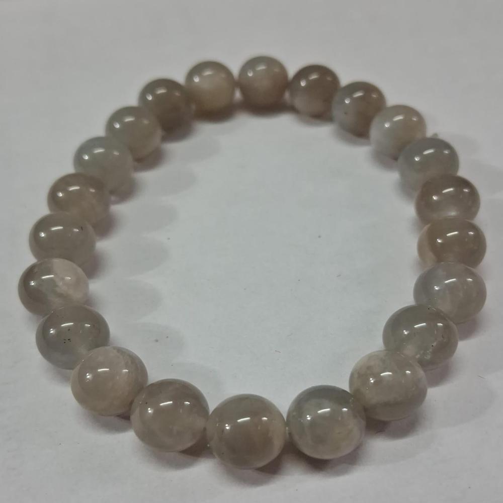 Grey Moonstone natural Crystal Beads