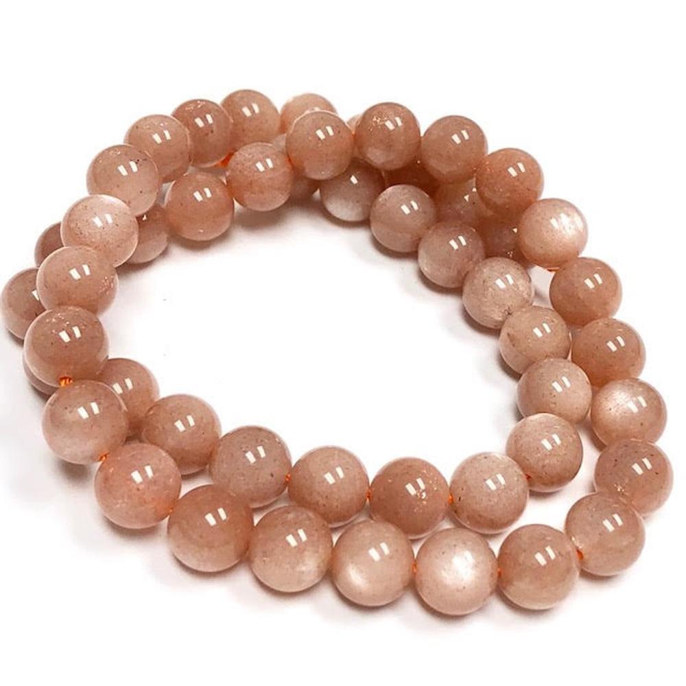 Peach Moonstone AAA Pink Crystal Beads