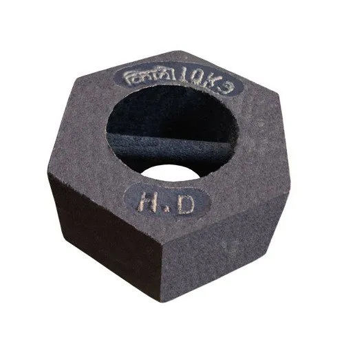 Cast Iron Test Weights - Color: Black