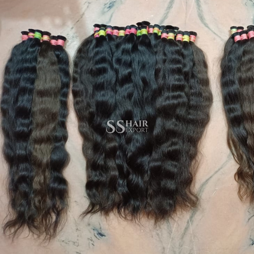 Bulk Human Braiding Hair Indian Natural Weaving Braids Hair for Extensions