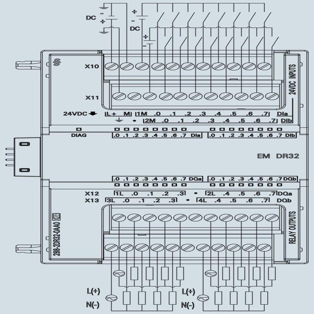 Siemens S7-200 Smart Digital Modules-6es7288-2dr32-0aa0