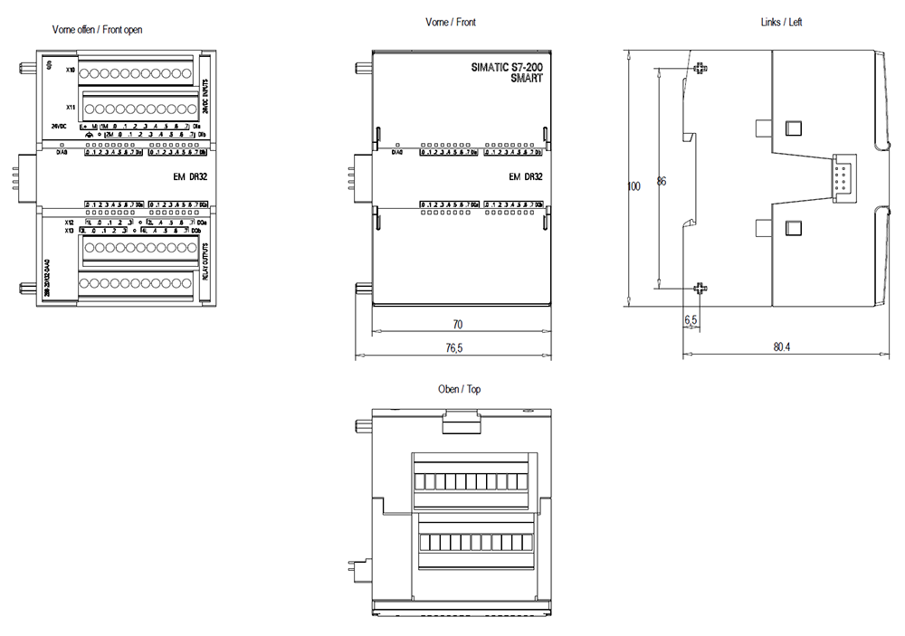 Siemens S7-200 Smart Digital Modules-6es7288-2dr32-0aa0