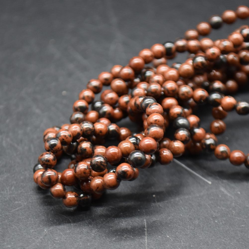 Mahagony Jasper natural Crystal Beads