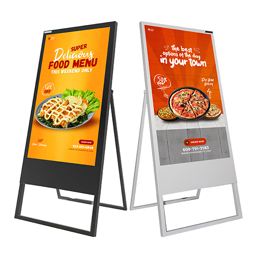 55 Inch A Type Digital Display Standee