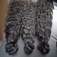 South Indian Temple Remy Natural Color Best Quality Curly Human Hair Extensions Suppliers