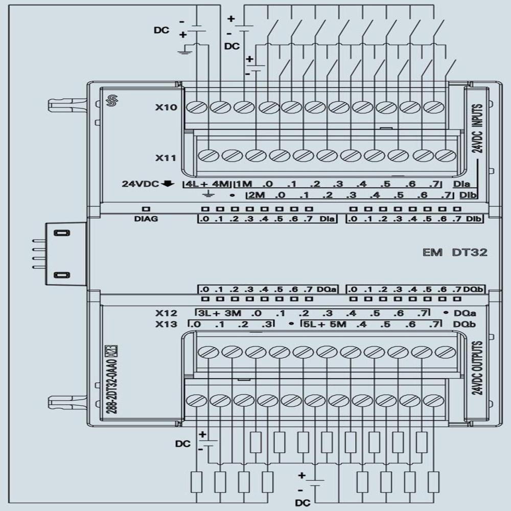 SIEMENS S7-200 SMART DIGITAL MODULES-6ES7288-2DT32-0AA0