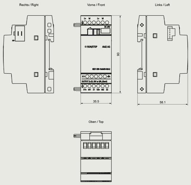 SIEMENS LOGO PLC 6ED1055-1MM00-0BA2