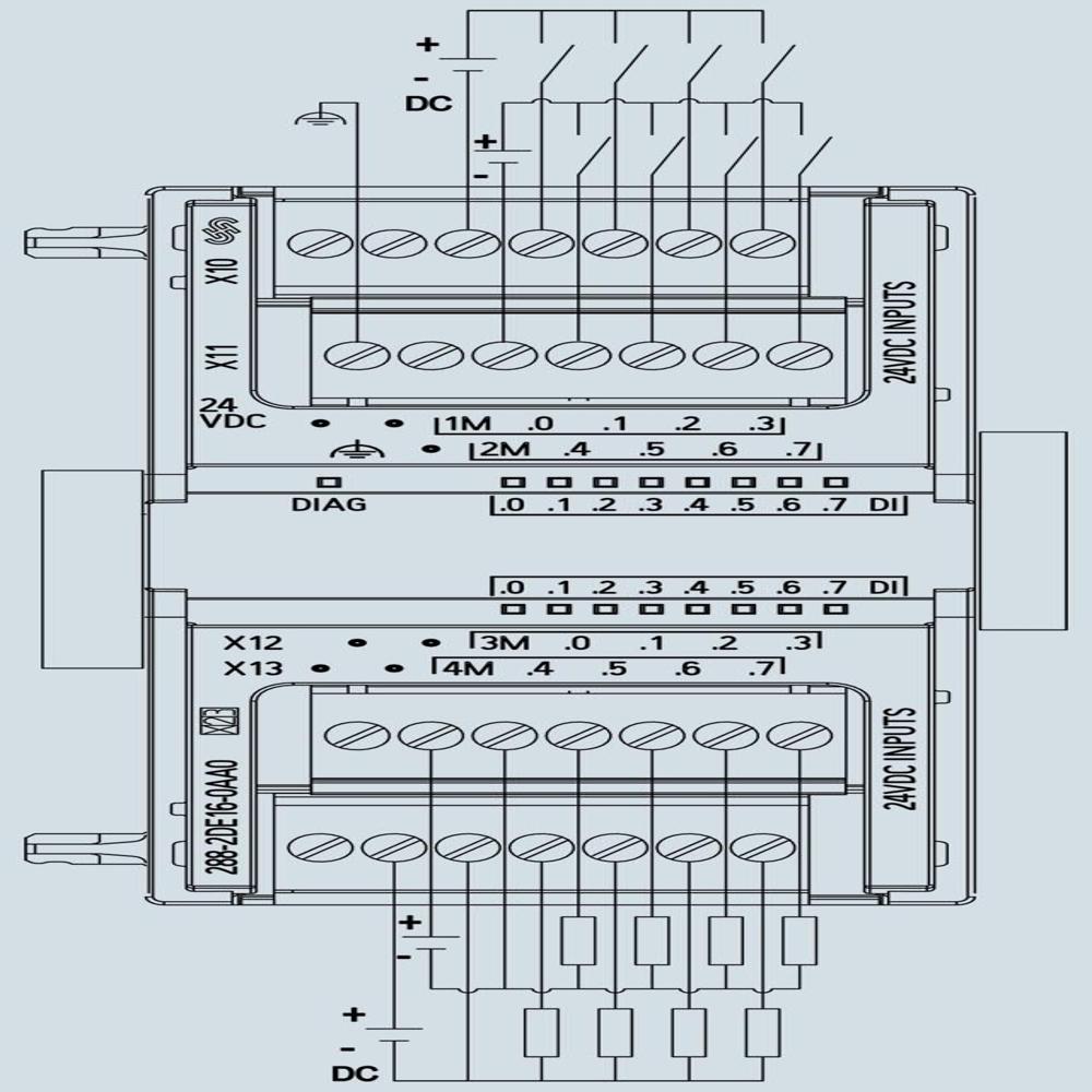 SIEMENS S7-200 SMART DIGITAL MODULES-6ES7288-2DE16-0AA0