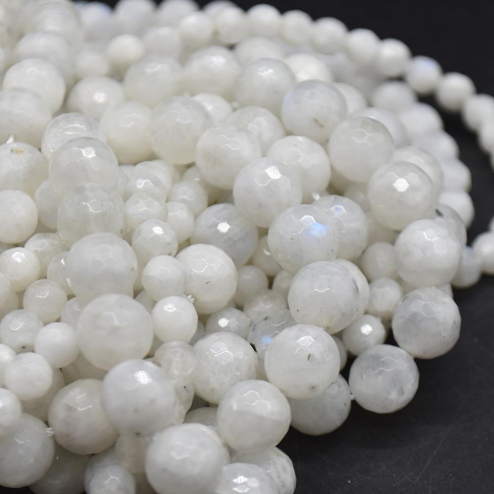  Rainbow Moonstone Crystal Beads