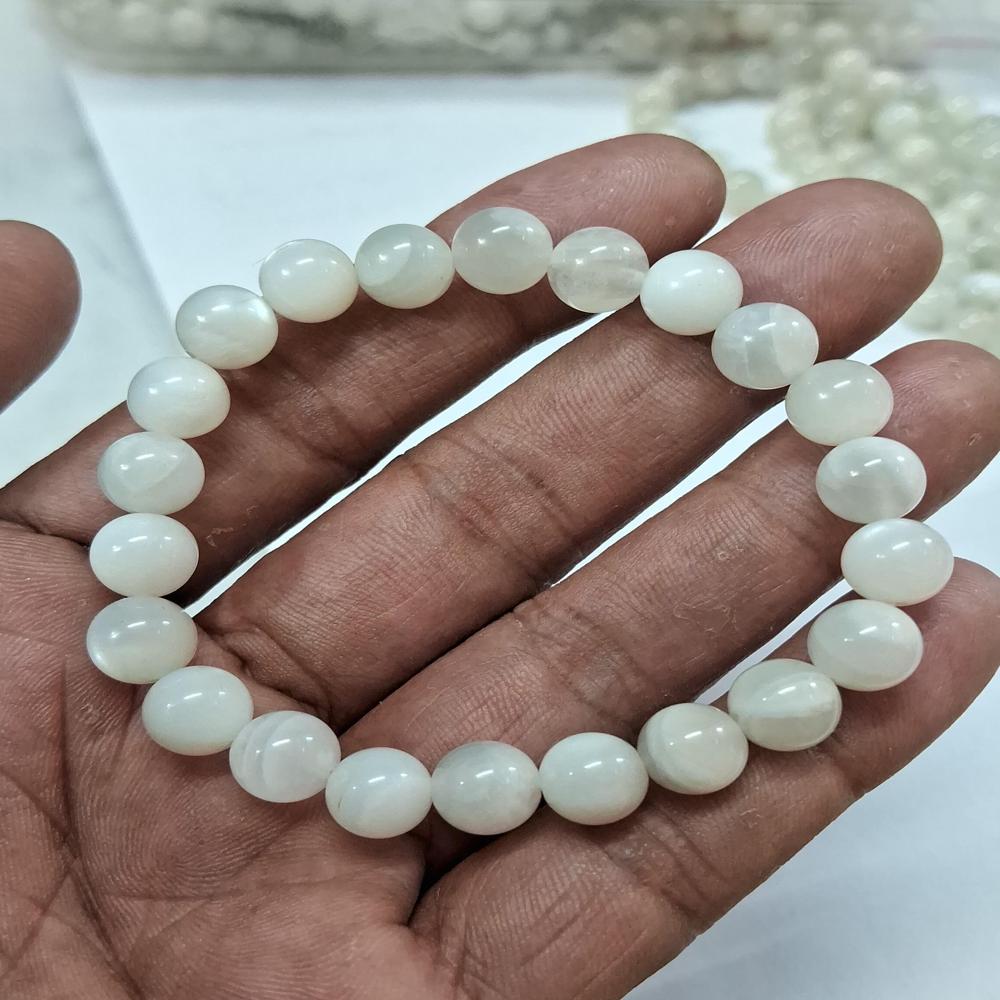 White Moonstone AAA Crystal Beads