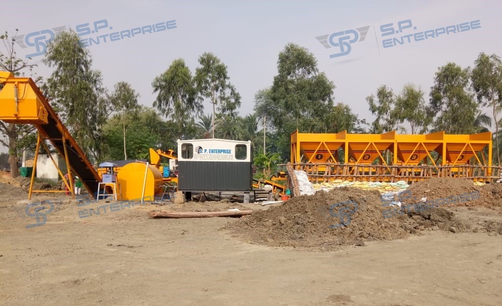 गीला मिश्रण मैकडम संयंत्र