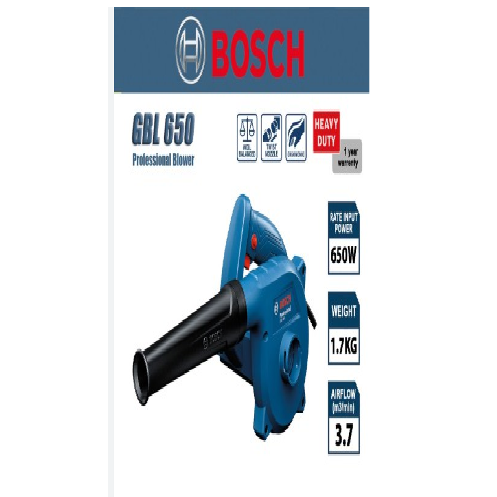 Bosch Gbl 650 Heat Gun - Color: Blue