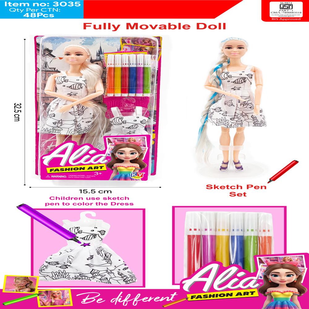 Alia Fashion Art Doll