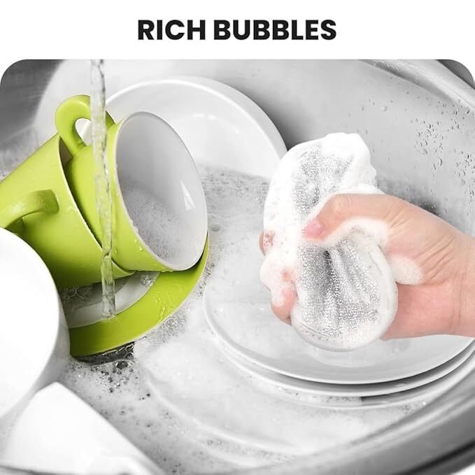 Multifunctional Wire Dishwashing Rags for Wet and Dry