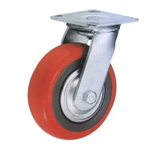 Pu Castor Wheel - Finish: Powder Coated