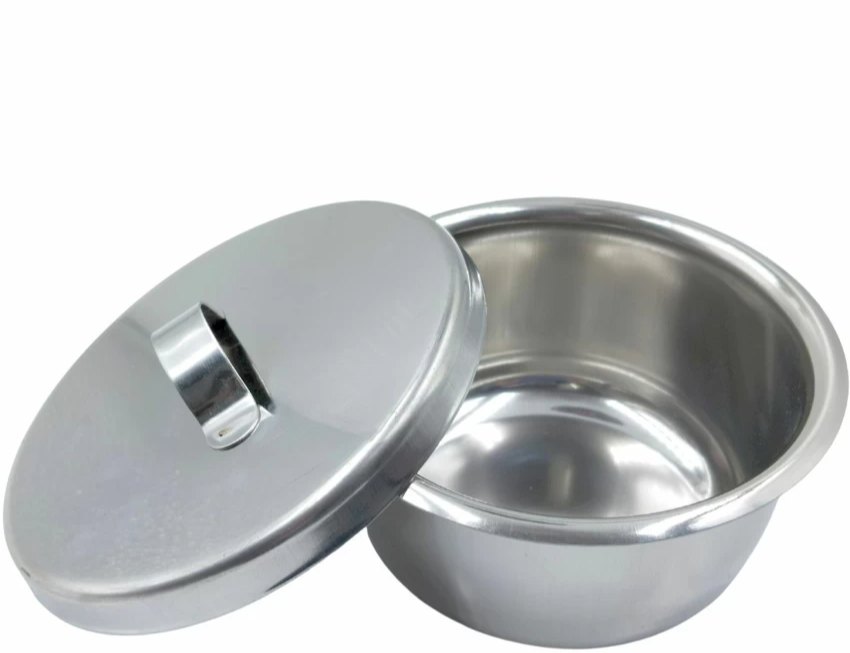 SURGICAL BOWL WITH LID - LARGE