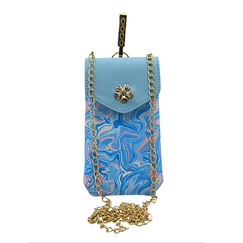 Blue Mobile Sling Bag