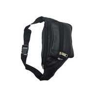 Black Waist Bag - Feature: Waterproof