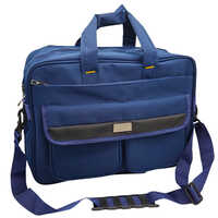Blue Laptop Bag - Design: Plain