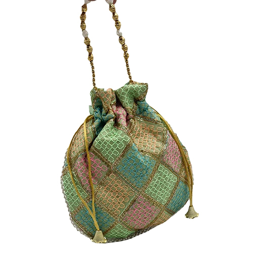 8.5x8.5 Inch Designer Potli Bag