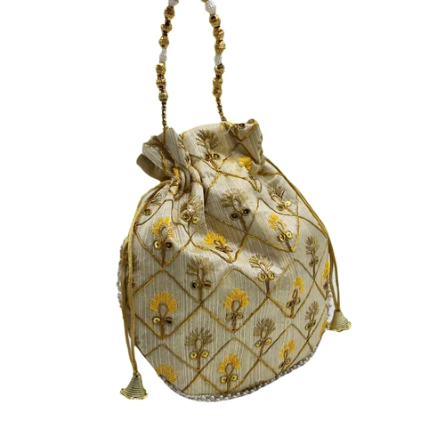 Silk Designer Potli Bag