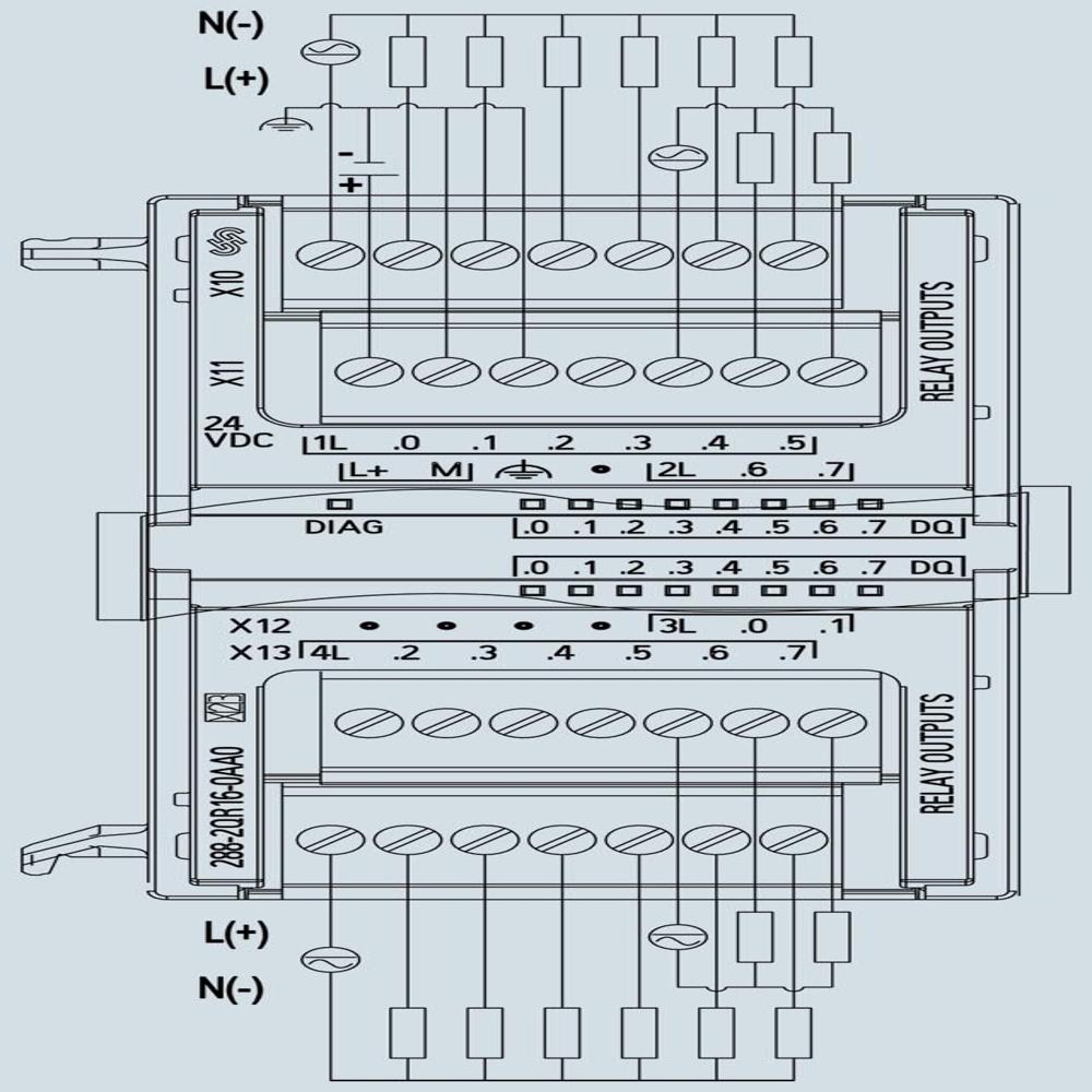 Siemens S7-200 Smart Digital Modules-6es7288-2qr16-0aa0 - Application: Automation