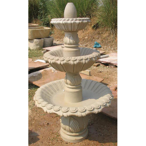 Sandstone Water Fountain for Outdoor Decoration