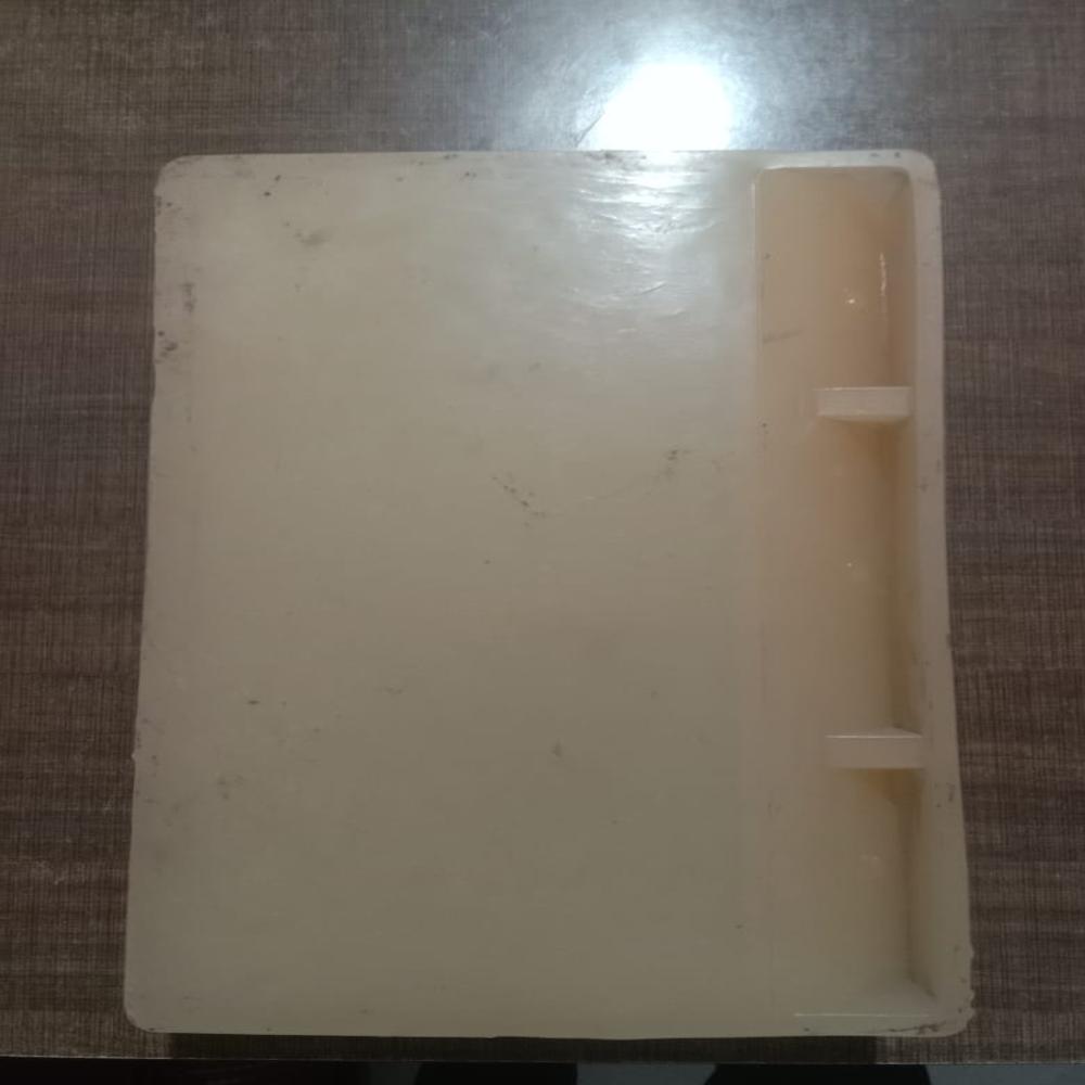 8x12 Inch Kerbstone Pvc Mould - Color: Off White